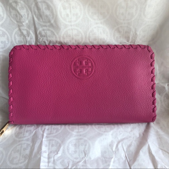 Tory Burch pink Marion zip wallet - Picture 4 of 8